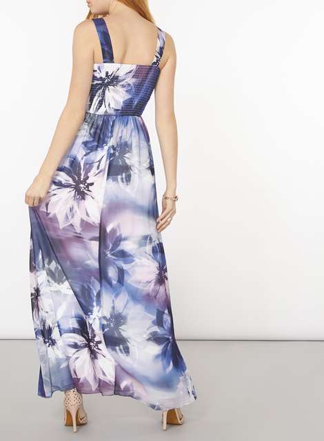**Showcase Multi Floral Natalie Maxi Dress